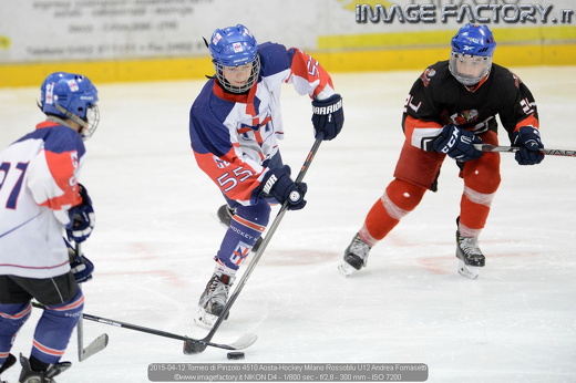 2015-04-12 Torneo di Pinzolo 4510 Aosta-Hockey Milano Rossoblu U12 Andrea Fornasetti